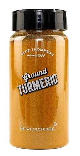 Olde Thompson Cúrcuma molida, coctelera de especias 5.3 onzas