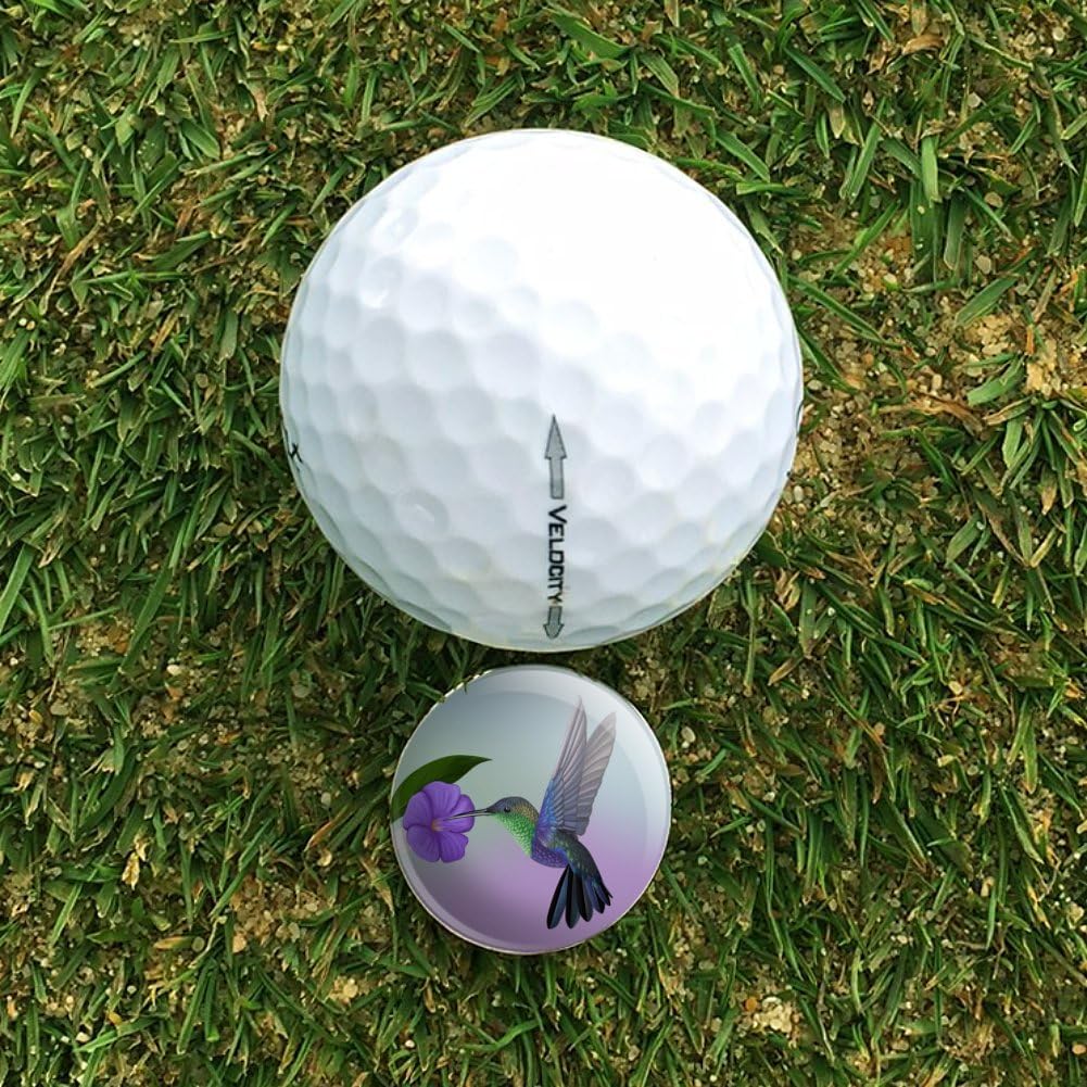 review GRAPHICS & MORE Hummingbird Crowned Woodnymph Purple Violet Golf Hat Clip with Magnetic Ball Marker
