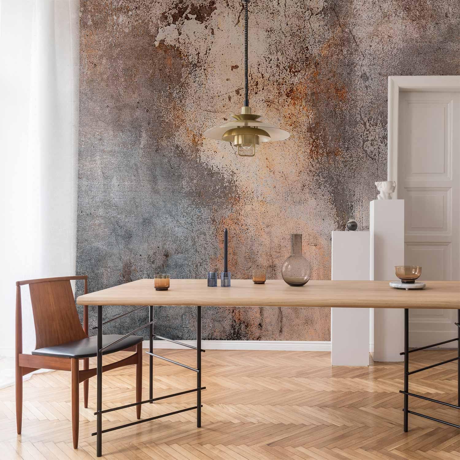 murando - Carta da Parati Moderna per Camera da Letto, Pietra, 450x315 cm | Fotomurali in TNT, Decorazione da Muro XXL, Poster Giganti da Parete, Calcestruzzo, Produzione Europea