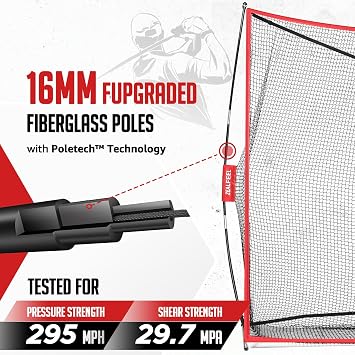 ZEALFEEL Golf Net, 10x7ft Practice Net with Chipping Net, Foldable Mat, Silk Target, 8 Tees, 6 Balls, Carry Bag, Golf Hitting Nets for Backyard Driving Chipping Indoor Outdoor Use