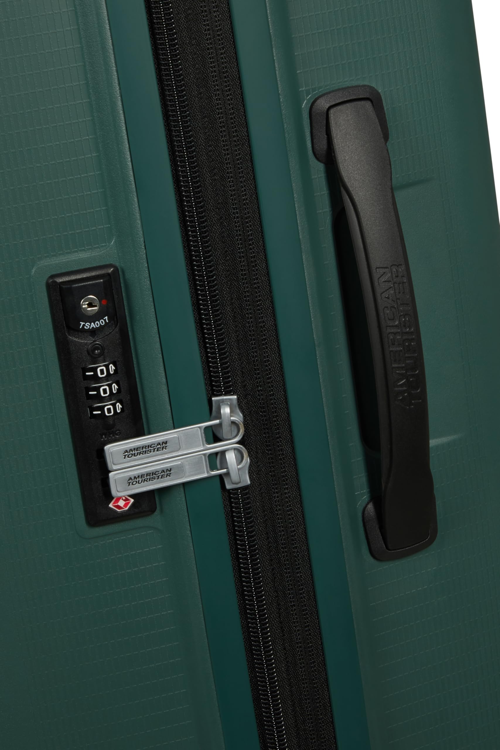 American Tourister Aerostep - Spinner L, Valigia Espandibile, 77 cm, 101.5/109 L, Verde (Foresta Scura)