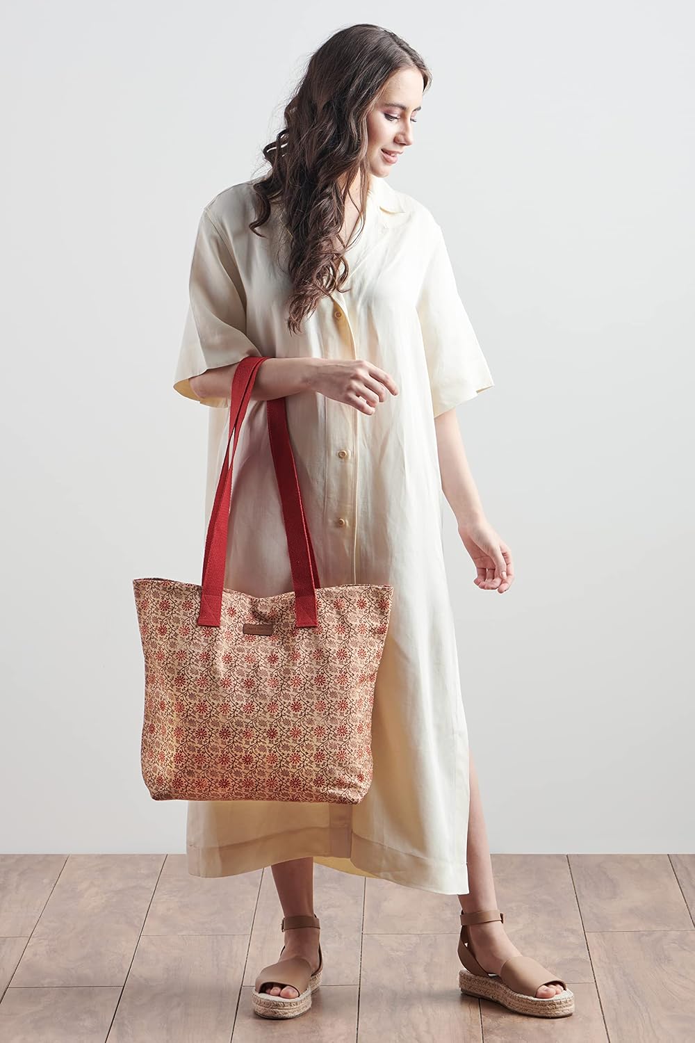 Maison d' Hermine 100% Cotton Canvas Tote Bag Reusable Shoulder Grocery Bag image 2