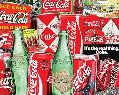 Springbok's 1000 Piece Jigsaw Puzzle Vintage Soda Cans