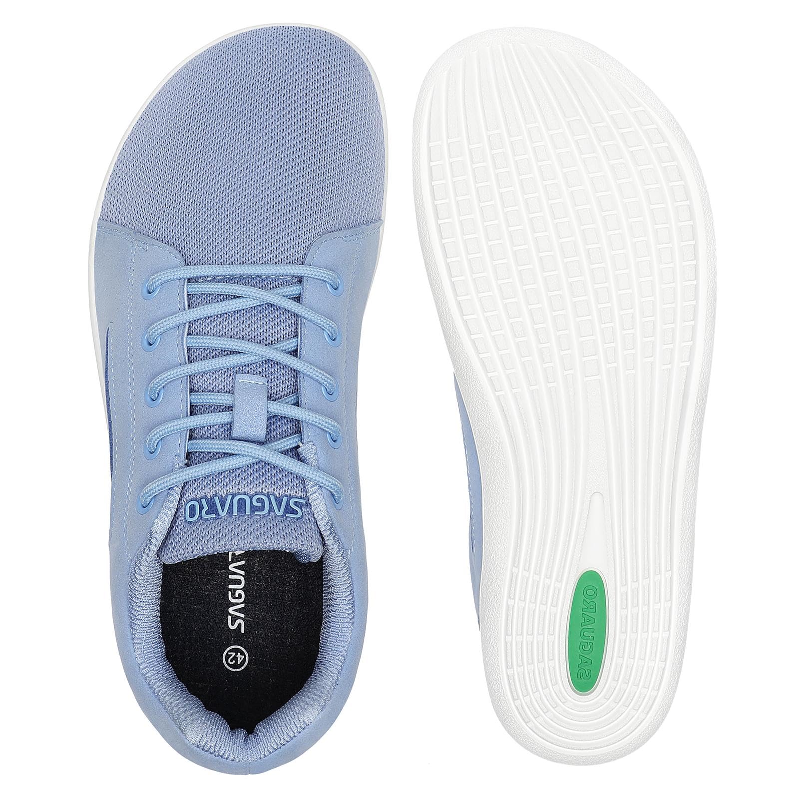 SAGUARO Scarpe Barefoot DuckStride Luck Ⅰ - Minimaliste Uomo Donna Leggere Scarpe a Piedi Nudi con Suola Zero Drop Gr.36-46