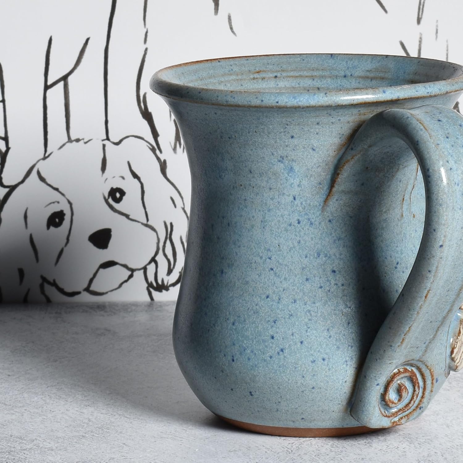 I Love Dogs Handmade American Pottery Mug by MudWorks Pottery