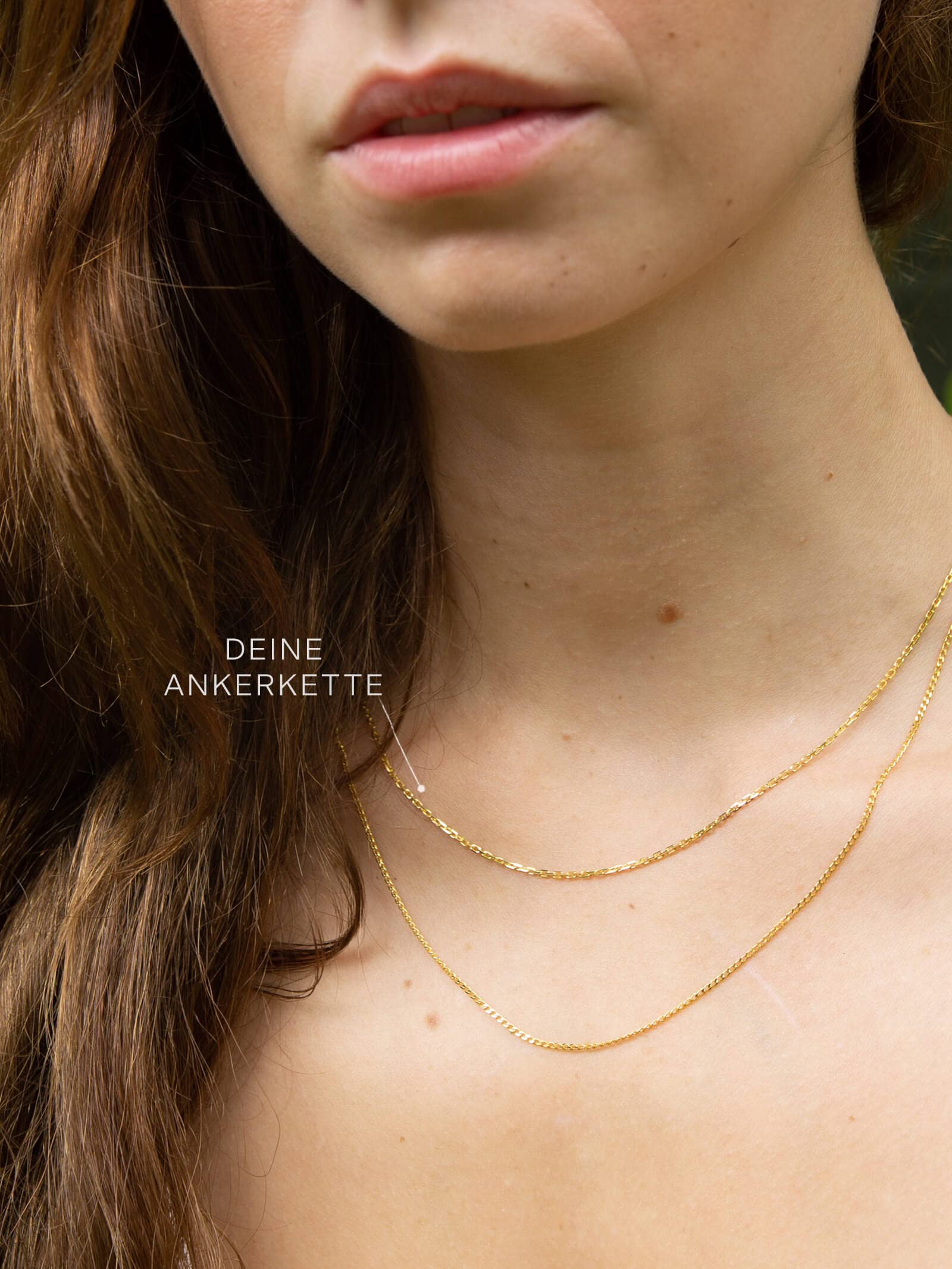 modabilé Panzerkette Damen Halskette Vergoldet 925er Sterling Silber (35cm-90cm 1,3mm breit) Goldkette ohne Anhänger Goldene Kette Kurz 925 Frauen