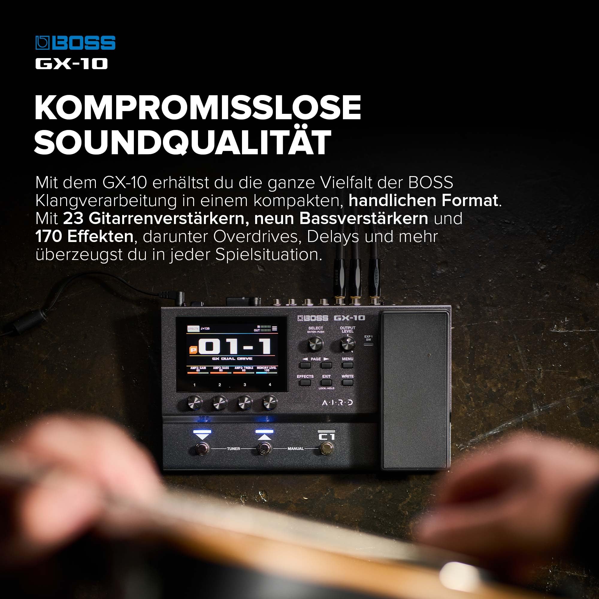 BOSS GX-10 | Compact Guitar & Bass Effects Processor | GX-100