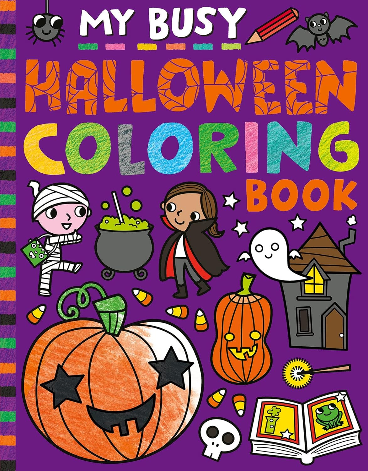 My Busy Halloween Coloring Book Tiger Tales, Hughes, Cathy