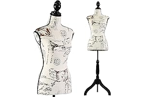 SereneLife Mannequin: Premium Hanger and Tripod Stand Combo for Showcasing Attire