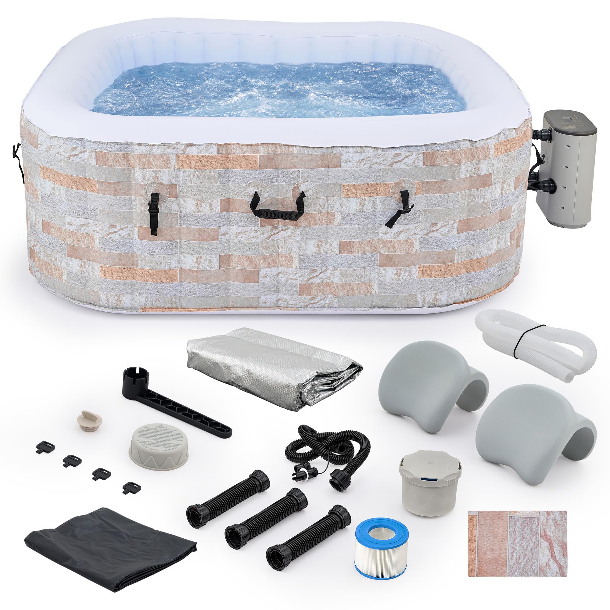 CO-Z Large Inflatable Hot Tub
