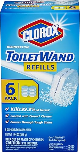 Clorox ToiletWand - Recambios desinfectantes 6 unidades 8 unidades Clorox ToiletWand - Recambios desinfectantes 6 unidades 8 unidades