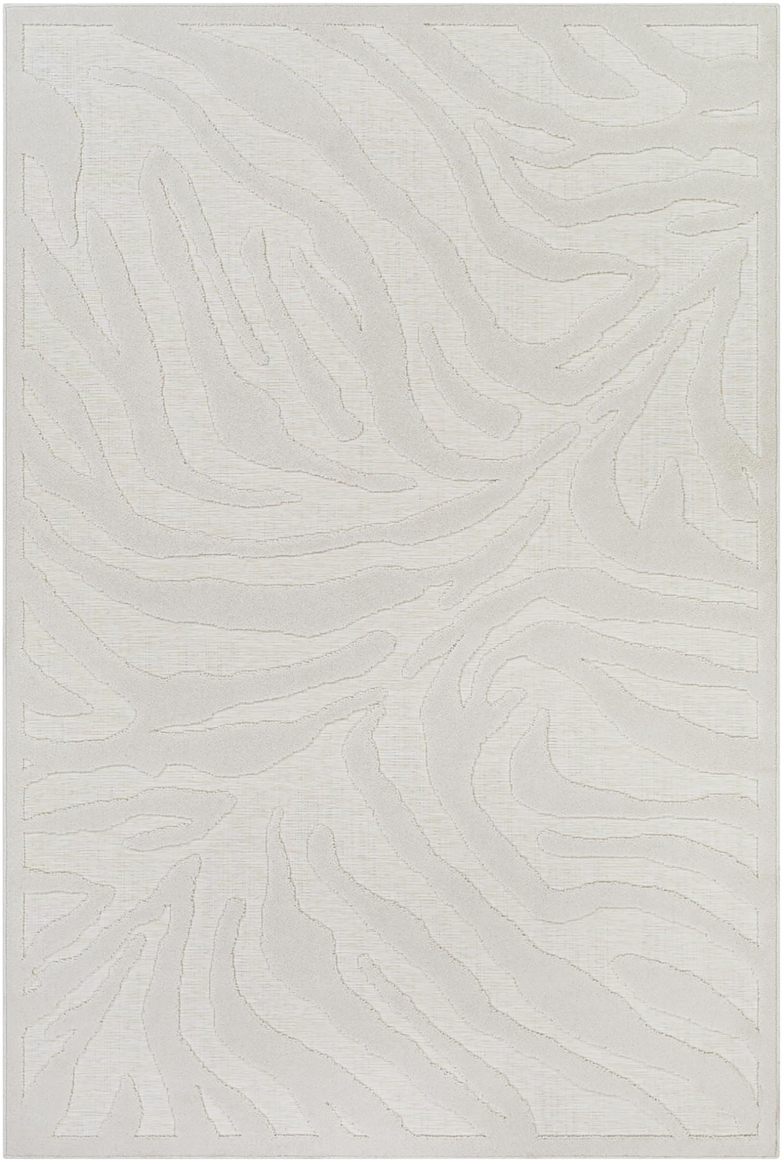 Livabliss Veera Laceno Geometric Indoor Outdoor Floor Covering 200x275 cm – Boho Pattern for Patio & Garden, UV & Weather Resistant, Beige