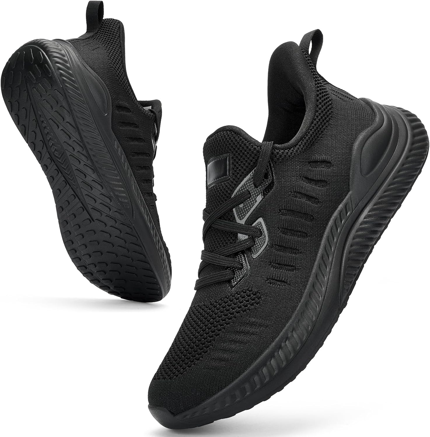 BACSAC Wide Walking Shoes for Men Slip On Mens Running Shoes Tennis Shoes Lightweight Breathable Walking Sneakers Workout Gym Wide Sneakers - Image 7
