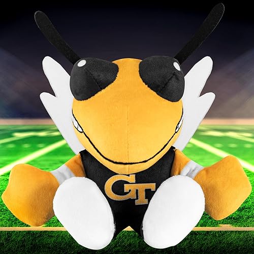 Miniatura 6 de Bleacher Creatures Georgia Tech Yellow Jackets Peluche Mascota 8" Kuricha Sentado - Mascota Suave Inspirada en Chibi