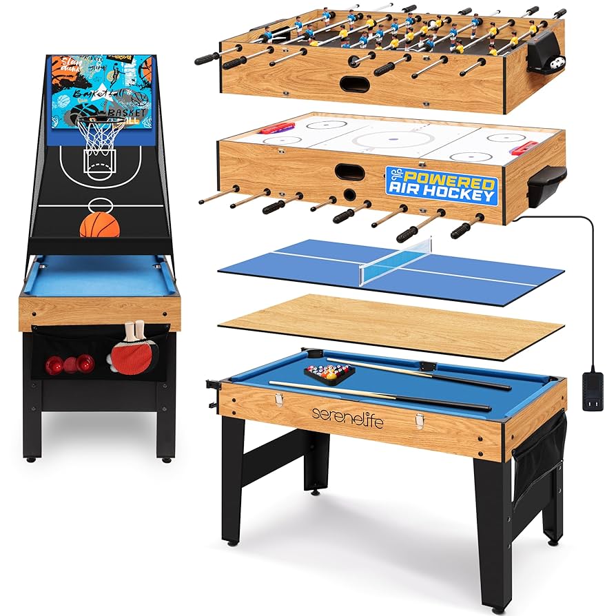 6in1 マルチゲームテーブル Amazon.com: SereneLife 48
