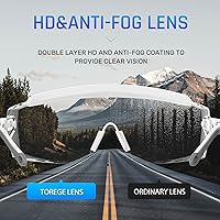 Vista 5 de Gafas de seguridad antivaho Gafas de seguridad sobre gafas protectoras con lentes antiarañazos ajustables