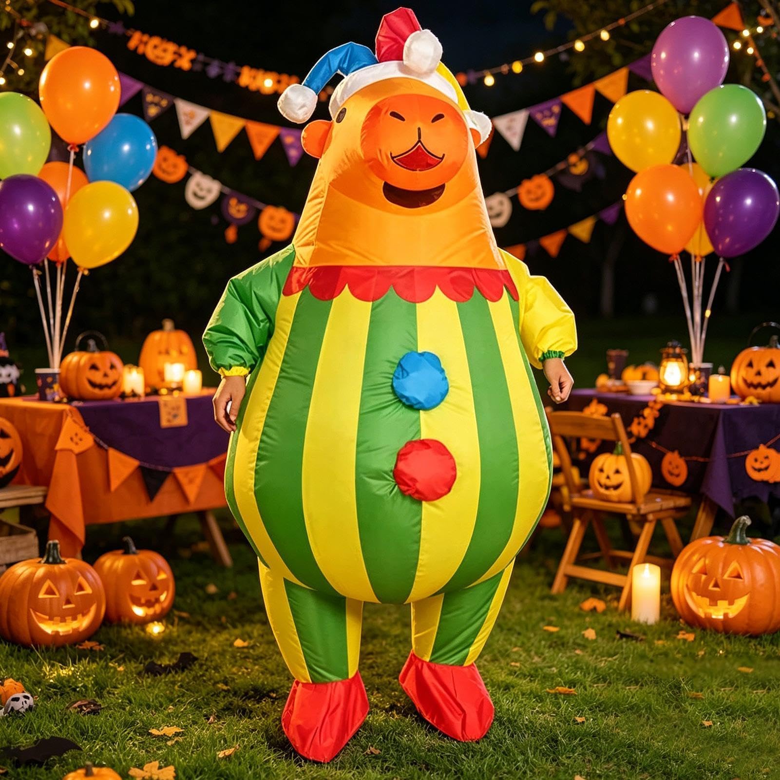 Kostiumy Nadmuchiwane dla Dorosłych Zabawne Świąteczne Przebranie | Kostium zwierząt na Halloween Prezent na Boże Narodzenie, przyjęcie, bal, występ, cosplay