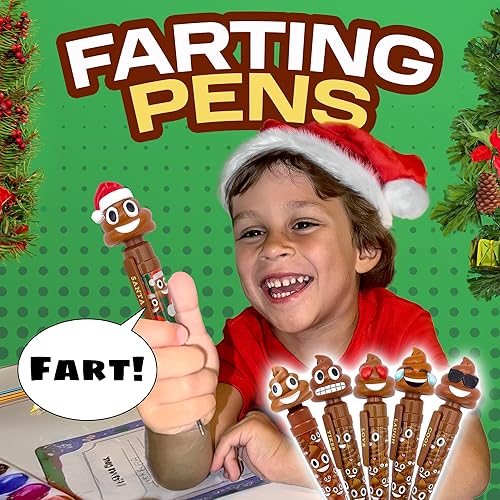 Miniatura 34 de Lapicera sonora de Emoji caca – hace 5 sonidos divertidos de gases – El amigo con gases más divertido que nunca – gracioso para fiestas de niños