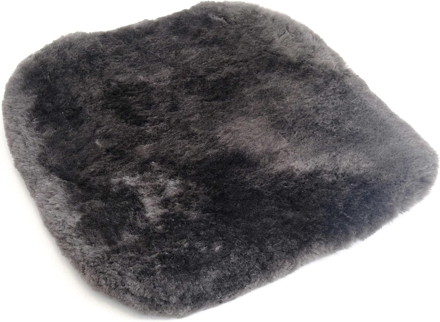 Natural Sheepskin Car Seat Covers for Women and Men | 100% Genuine Sheepskin Fur Seat Pad for Cars & Jeeps with Elastic Straps and Non-Slip Suede Backing, 19 x 19”, 1 Pc (Natural)