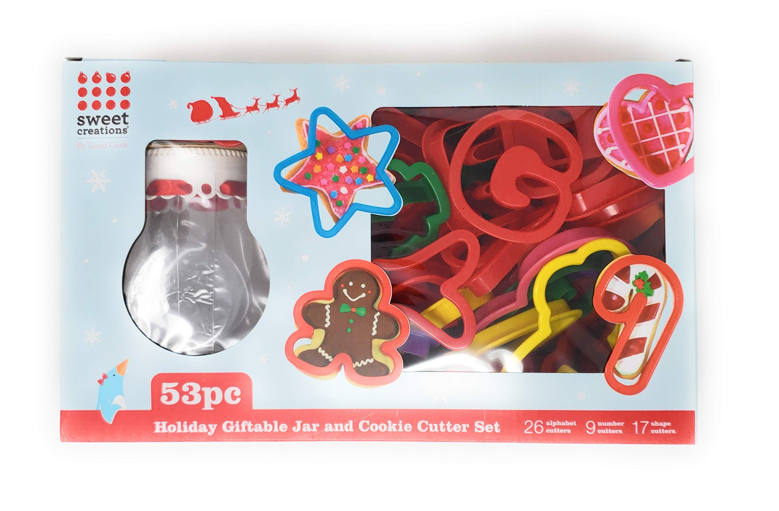 Sweet CreationsSeason Holiday Giftable Jar And Cookie Cutter Set
