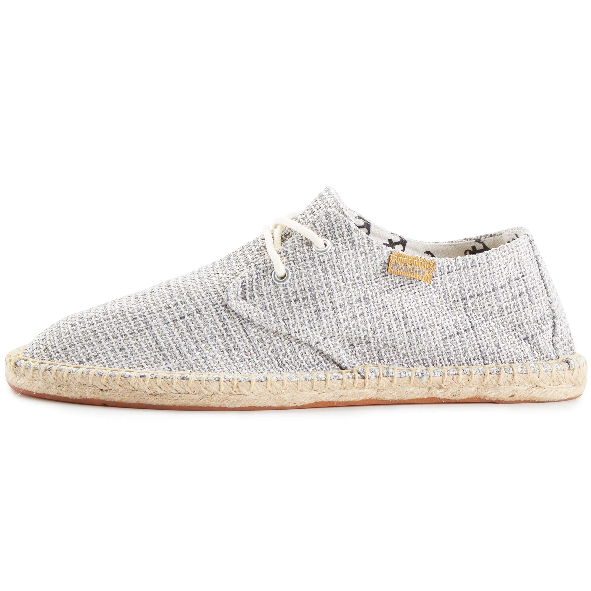 Alexis Leroy - Espadrillas da uomo con punta chiusa e lacci
