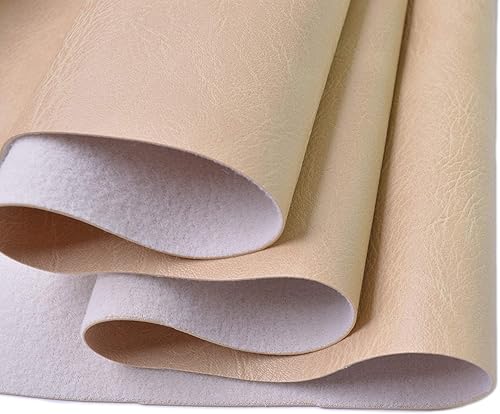 Tela gruesa de piel sintética de grano suave de piel sintética para muebles, tapicería, sofá, sillas, cojines, tela de tapicería de vinilo (1 yarda,