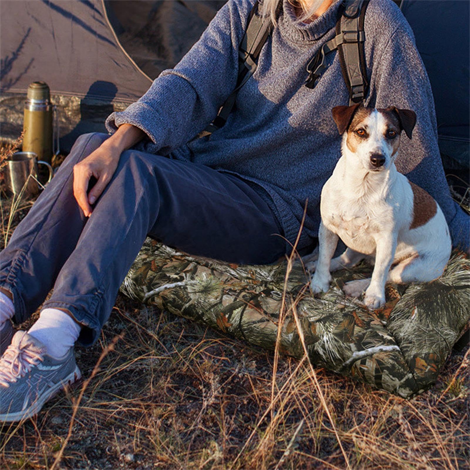 Viaggio Per Cani Tappetino Impermeabile Arrotolabile Trasportino e Cuscino | Tessuto Oxford Portatile Per Interno Esterno Auto Campeggio Trasportino Canile Spiaggia Picnic Gita