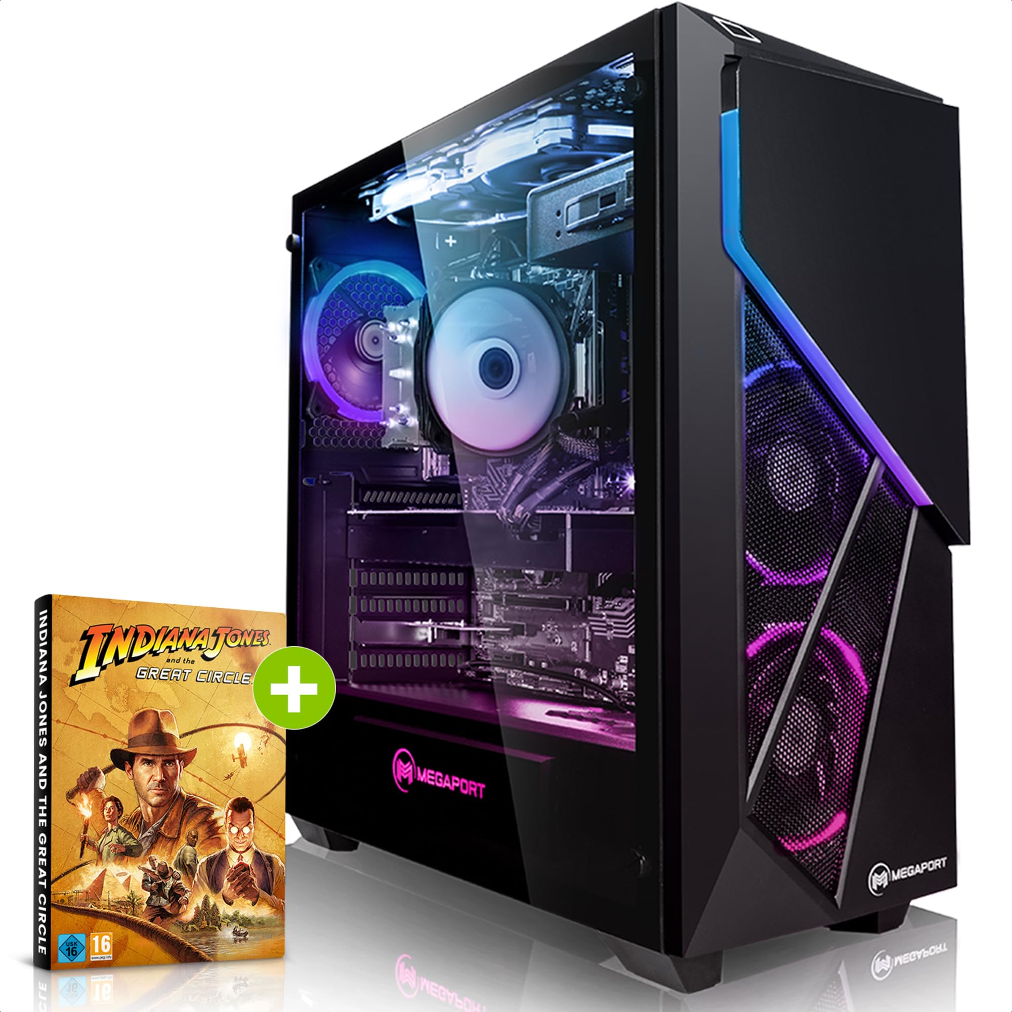 Megaport Gaming PC AMD Ryzen 7 7700 • OHNE Betriebssystem 