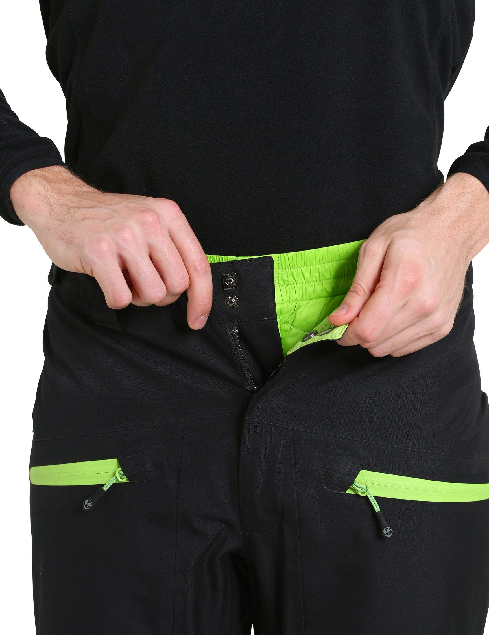 Ultrasport Professional Inuit Pantalon d'hiver 2 en 1 pour homme avec système de secours RECCO, pantalon de ski pour homme