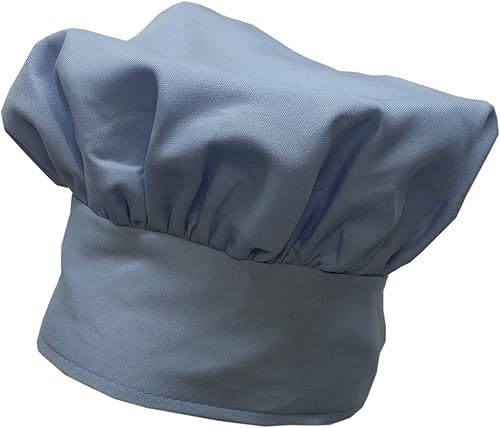 Sombrero de chef XXL Toque Whites ajustable colores vibrantes. Espacioso totalmente ajustable