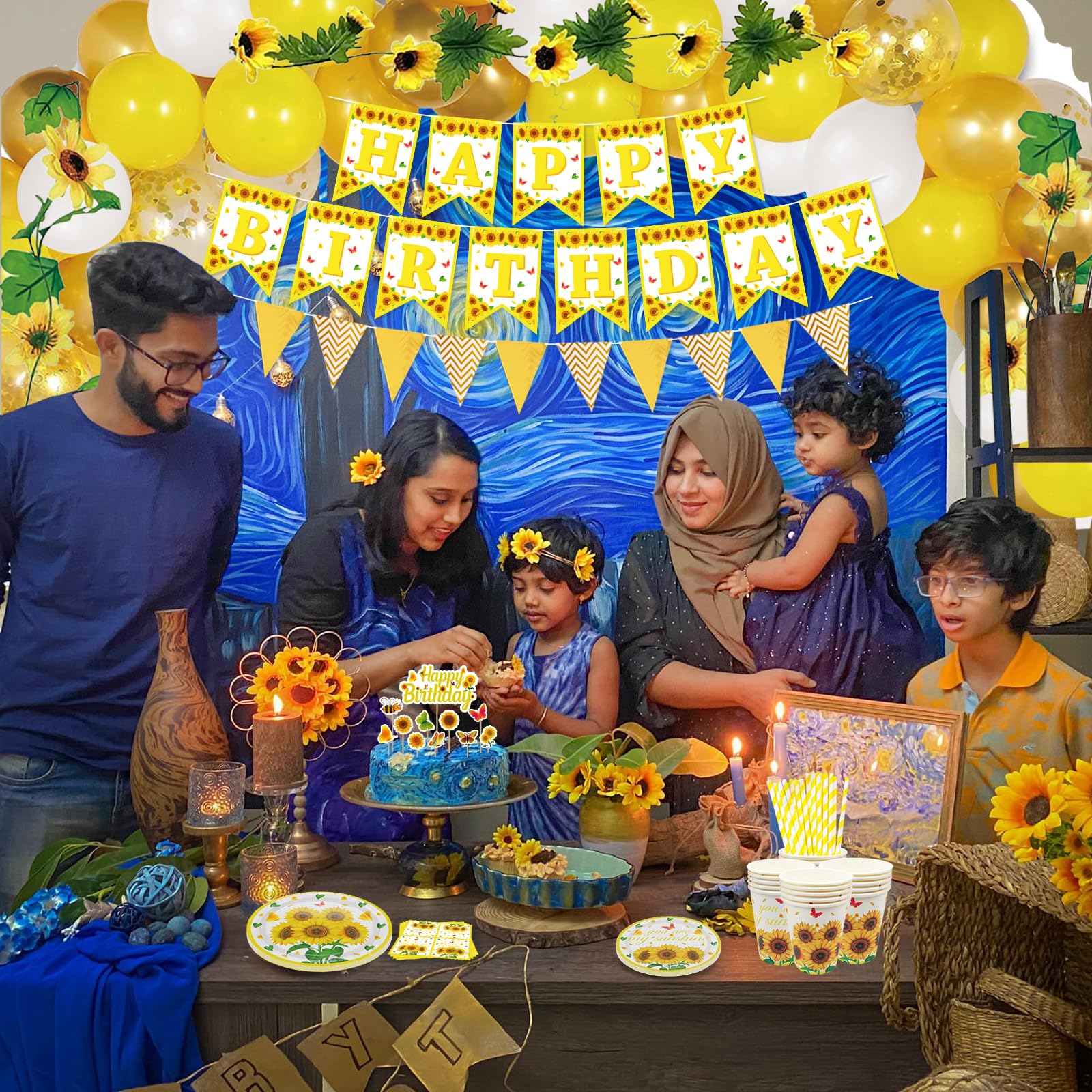 Tema girasole decorazione per feste di compleanno ... - Vicedeal