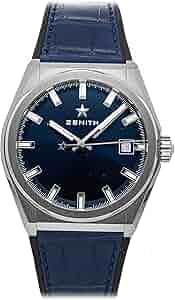 Amazon.com: Zenith Defy Classic Automatic Blue Dial Titanium
