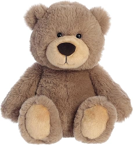 Aurora® Snuggly Bear Bumbles Bear™ - Compañero reconfortante - Juego imaginativo - Marrón 11 pulgadas