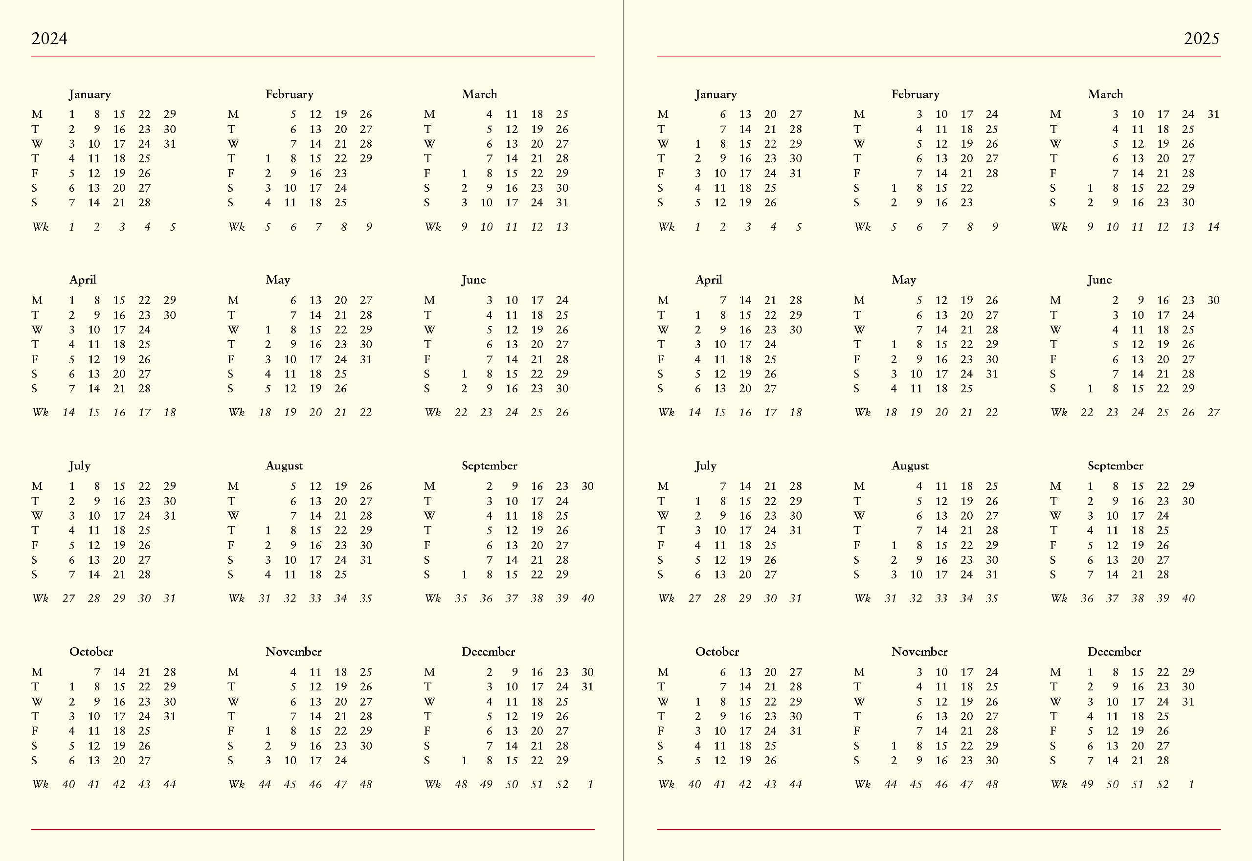 Letts Lecassa 2024 A6+ week to view diary - British Racing Green, 120 x 165 mm - Image 4