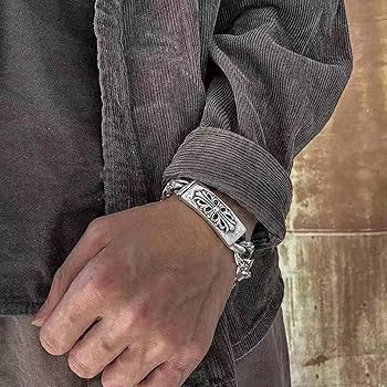 Amazon.co.jp: フローラル クロス ブレスレット シルバー 925