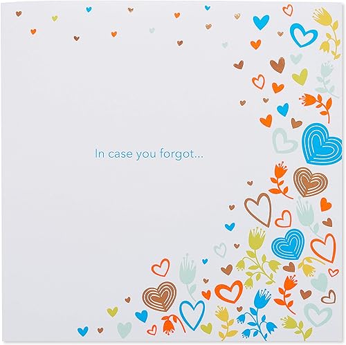 Miniatura 5 de American Greetings Tarjeta de cumpleaños romántica desplegable (Love You)