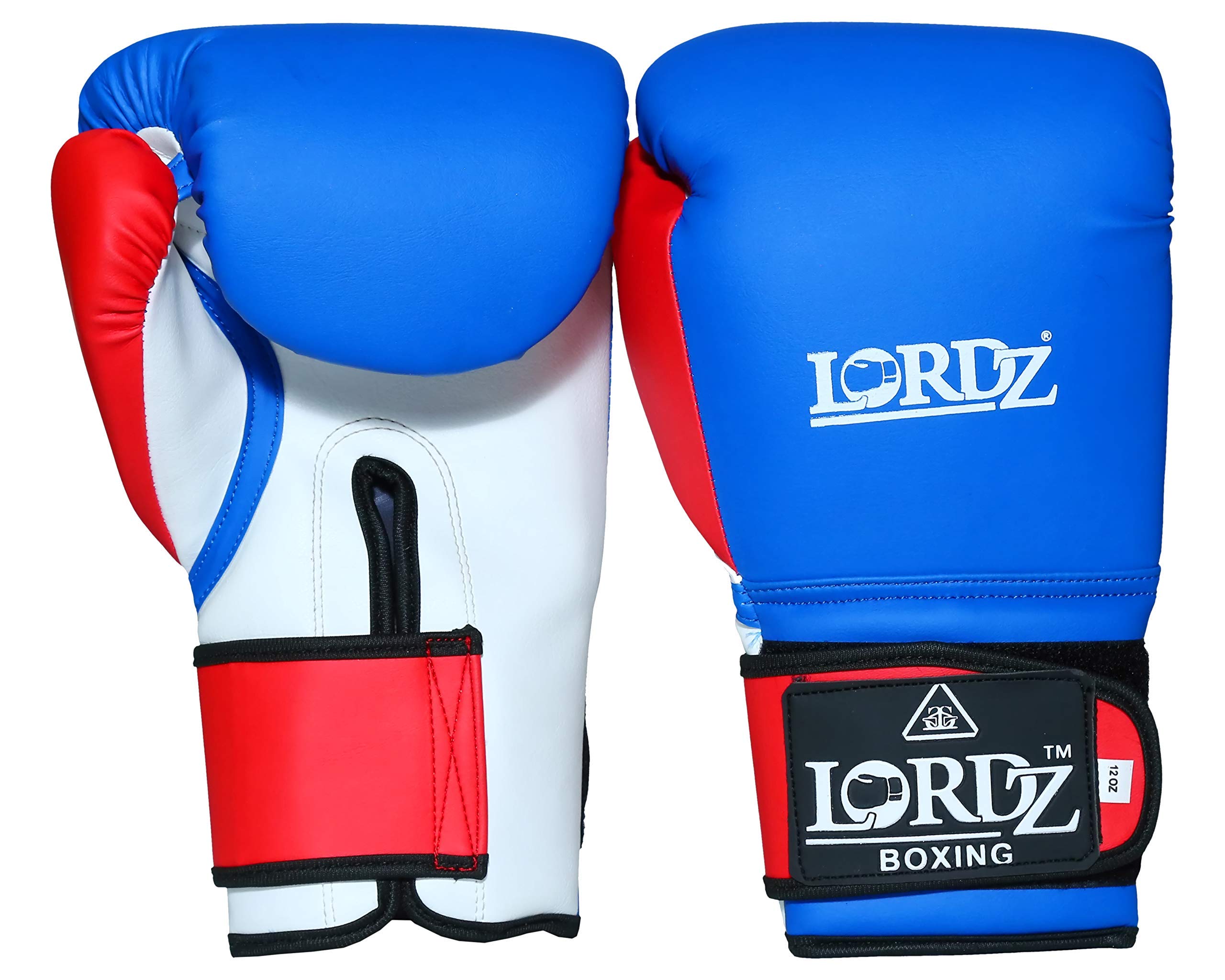 Lordz Trio Gloves I Men & Women’s Premium Synthetic Leather Boxing Gloves with Hand Crafted Padding , Gloves for Sparring, Muay Thai, MMA, Training and Heavy Bag Workout (B08L856SMS) Amazon Price History, Amazon Price Tracker