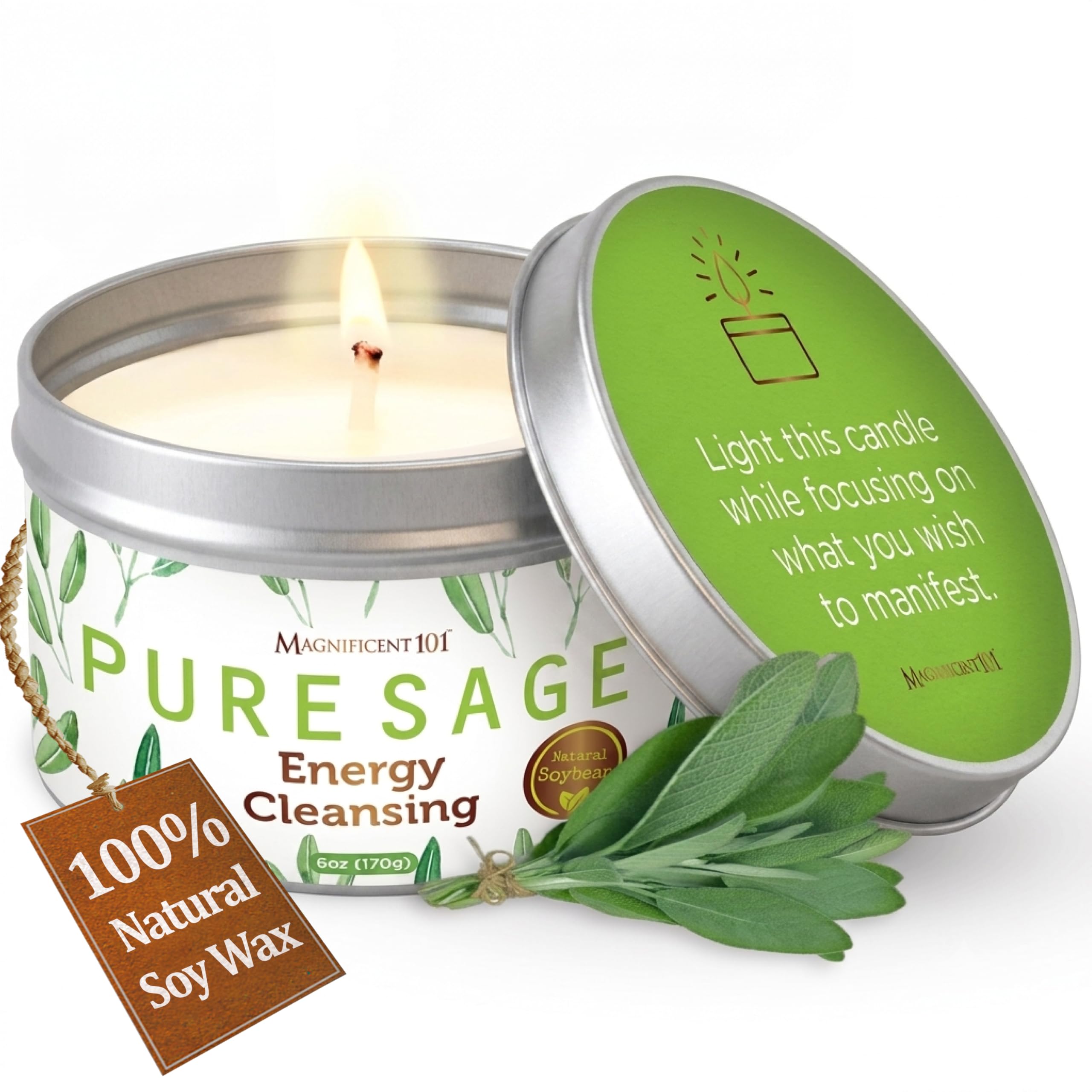 Magnificent 101 Sage Candle