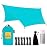 Wise Owl Outfitters Hammock Rain Fly - Waterproof Camping Tarp Cover with Tent Stakes & Carry Bag, Ultralight Shelter for Backpacking & Outdoor Shade