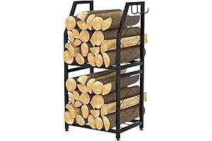Heavy-Duty Indoor Firewood Rack: Keep Your Firewood Organized and Cozy