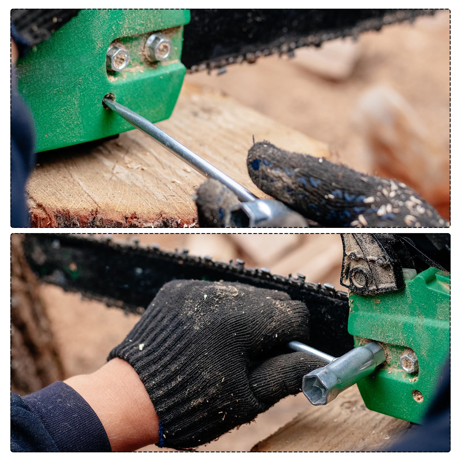 Amazon | PATIKIL 16 mm x 19 mm チェーンソーツールレンチ