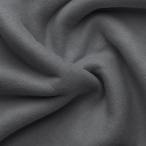 Miniatura 6 de Topeakmart Silla de escritorio de terciopelo para oficina, con base de metal, tapizada, giratoria, altura ajustable, silla de computadora moderna,