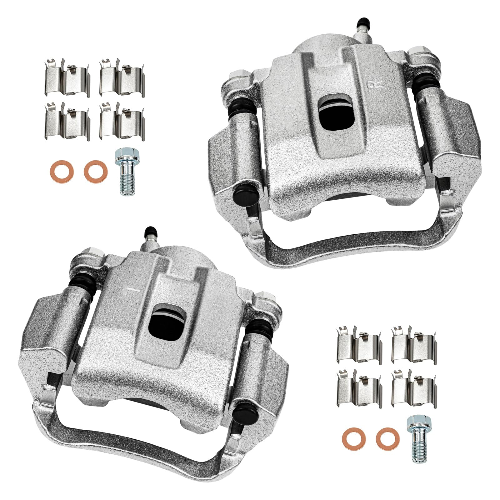 cciyu 19B3277 19B3276 Rear Left &amp; Right Brake Calipers Assembly w/Bracket 2008-2015 For Toyota For Sequoia,2007-2015 For Toyota For Tundra