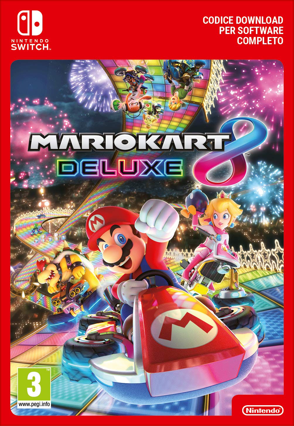Nintendo Mario Kart 8 Deluxe Codice download & 365 Giorni Switch Online Membri (Individual) Codice download