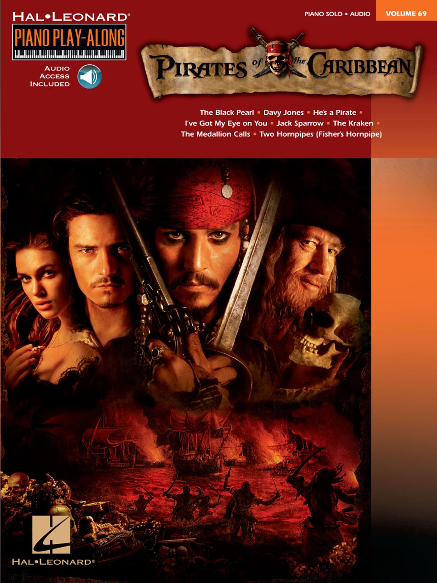 Pirates Of The Caribbean Piano Play-Along Volume 69