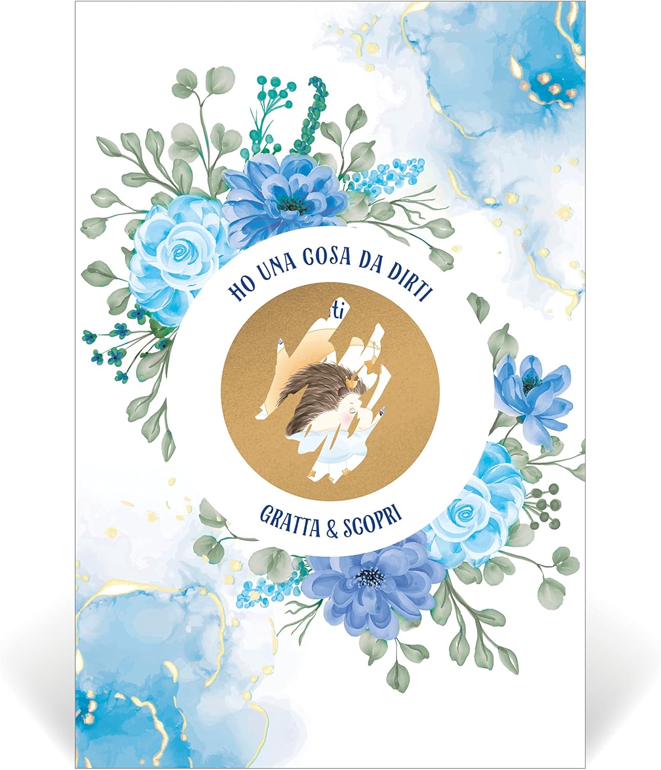 Biglietto Auguri In Legno Per Annuncio Gravidanza - Con Busta, Idea Regalo Per Nonni - Foto 3