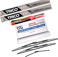 Vista 12 de WiperBladesUSA Juego de limpiaparabrisas compatible con Toyota Corolla 2013 (juego de 2) limpiaparabrisas