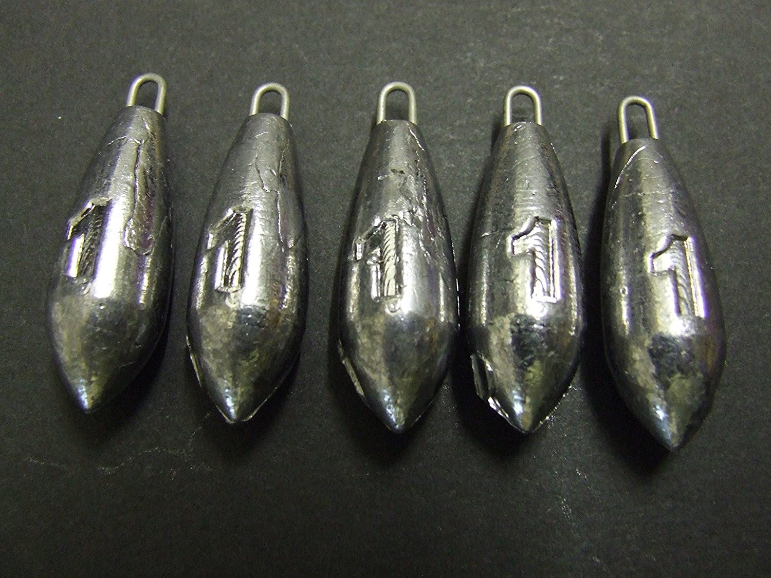 FFT PRO 1oz Plain Sea Fishing Weights Pack Of 5 10 Mackerel Feather Cod Bass Boat Fishing (5 x 3oz) (1oz x 15)