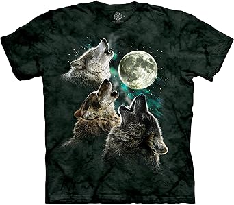 تي شيرت Mountain Three Wolf Moon بأكمام قصيرة
