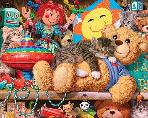 Springbok 's - Rompecabezas de 1000 piezas para armario de juguete, fabricado en Estados Unidos